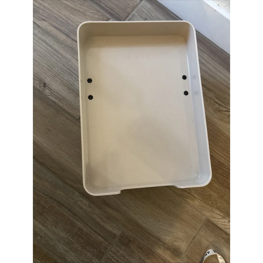 William Sklaroff Radius One Desk Organizer Tray Tan Beige Vintage Mid Century